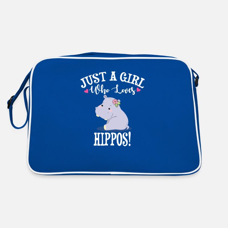 Nilpferd Retro Tasche