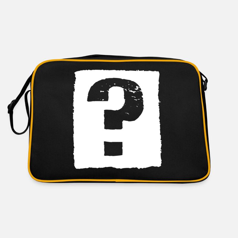Fragezeichen! Retro Tasche