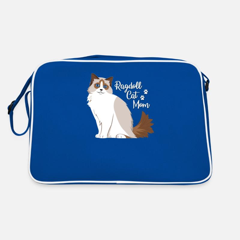 Ragdoll cat mom Retro Bag