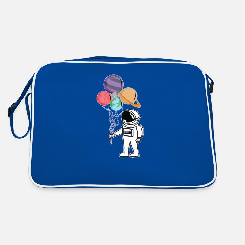 Astronaut outer space space Nasa Retro Bag