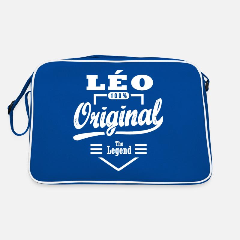 First name LÉO personalized gift christmas birthday Retro Bag
