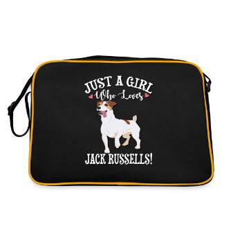 Jack Russell - Sac Retro - noir/or - Dos