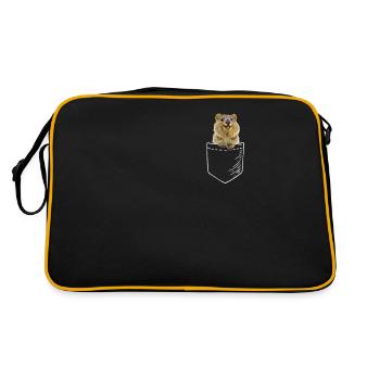Quokka - Sac Retro - noir/or - Dos