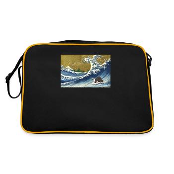 Ferret - Retro Bag - black/gold - Back
