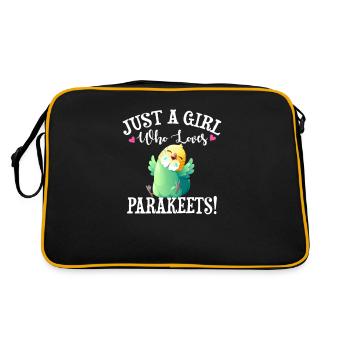 Parakeet - Retro Bag - black/gold - Back