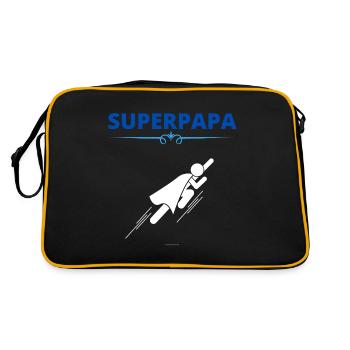 superpapa 2 - Retro Bag - black/gold - Back