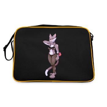Poilu - Sac Retro - noir/or - Dos