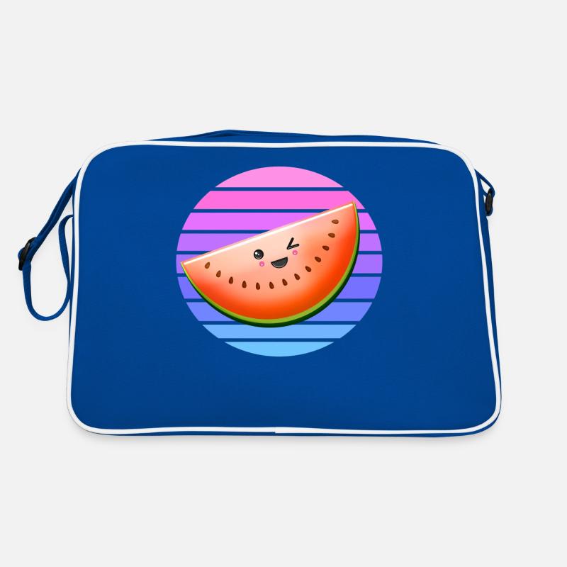 Clin d’oeil melon au coucher du soleil Sac Retro