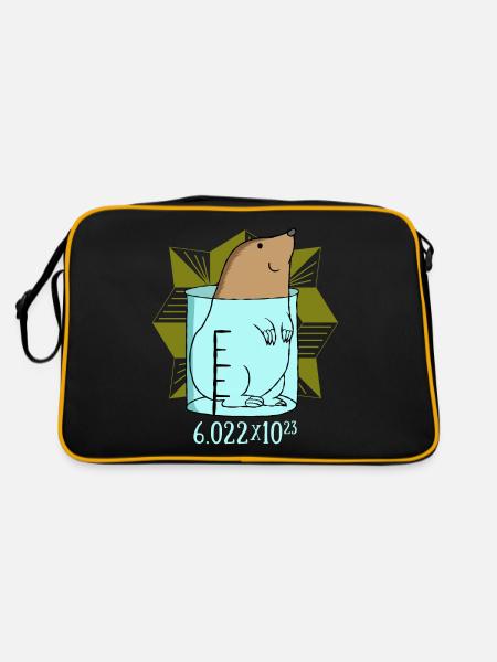 chimie - Sac Retro - noir/or
