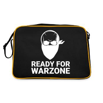READY FOR WARZONE COD GAMING - Retro Bag - black/gold - Back