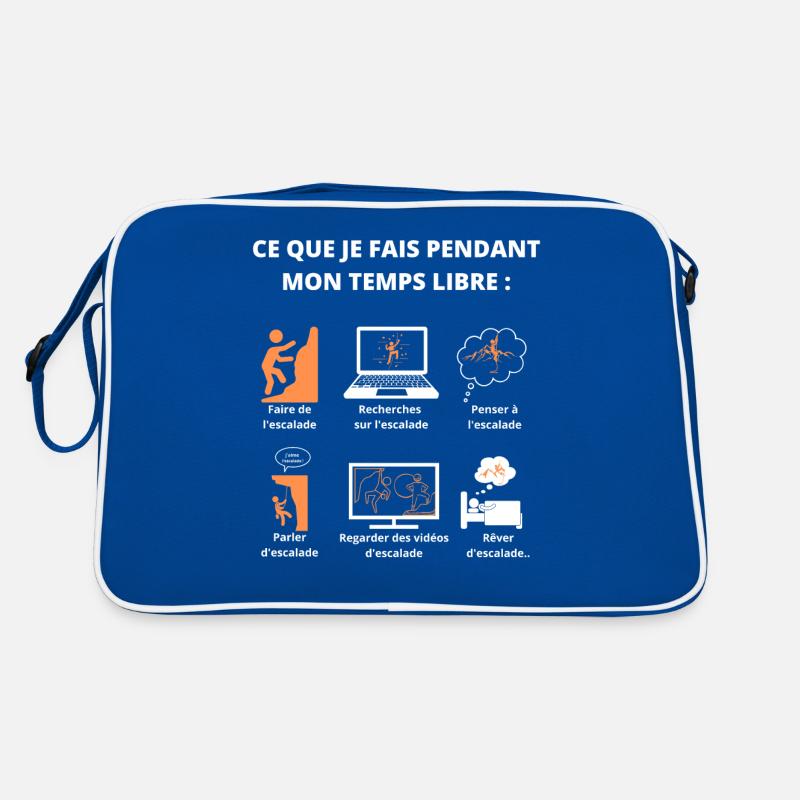 Ce que je fais pendant mon temps libre : escalade Sac Retro