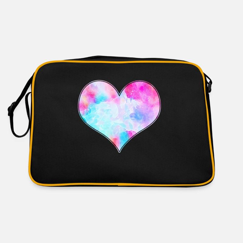 Heart Pattern Card Game Heart Card Retro Bag