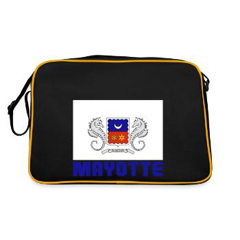 Mayotte - Sac Retro - noir/or - Dos