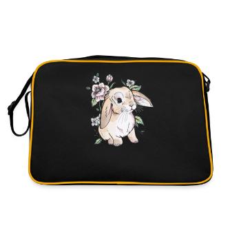 Holland lop - Sac Retro - noir/or - Dos