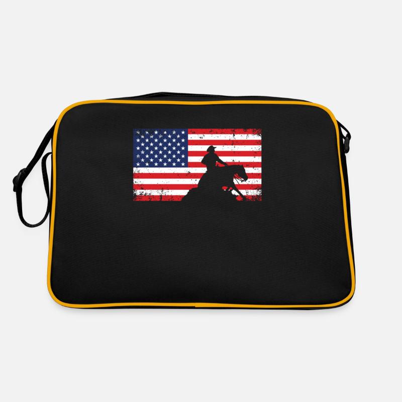 Reining Pferd Retro Tasche