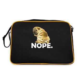 Shar Pei - Sac Retro - noir/or - Dos