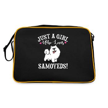 Samoyède - Sac Retro - noir/or - Dos