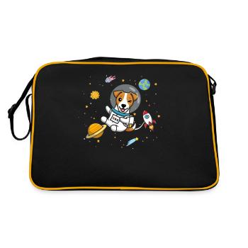Jack Russell - Sac Retro - noir/or - Dos