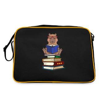 Capybara - Sac Retro - noir/or - Dos