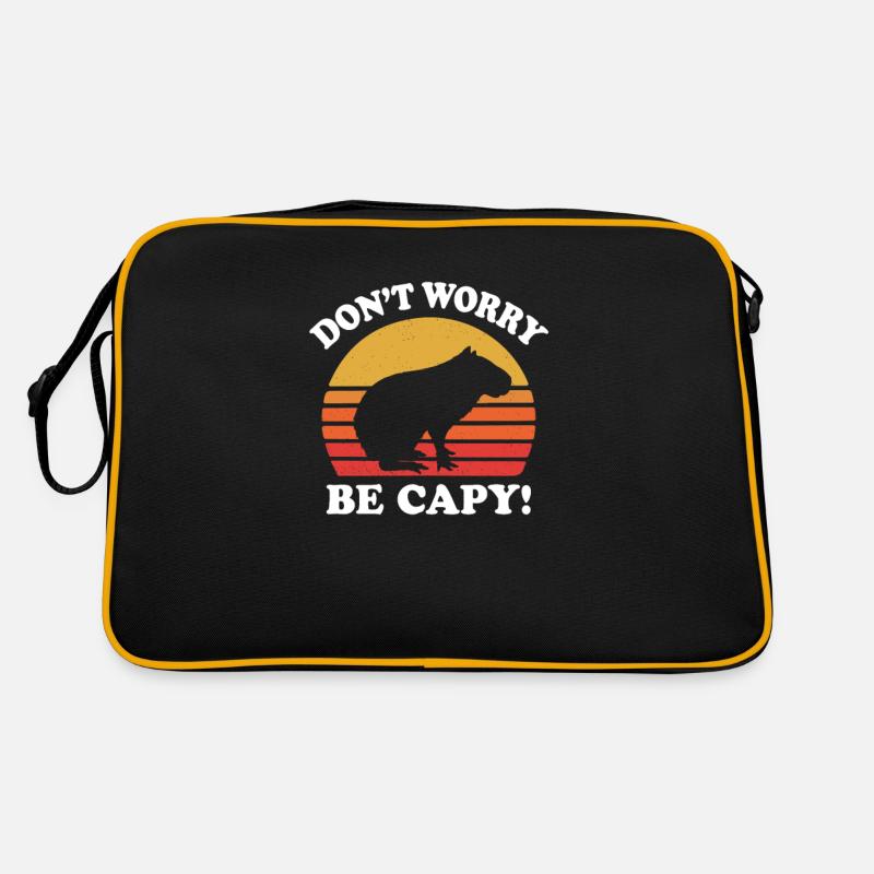 Capybara - Sac Retro - noir/or