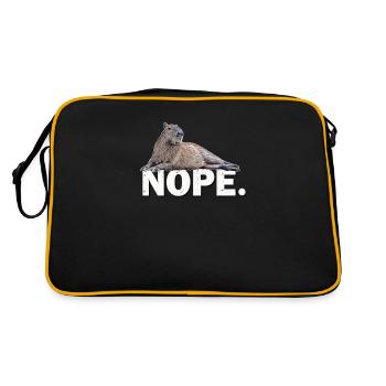 Capybara - Sac Retro - noir/or - Dos