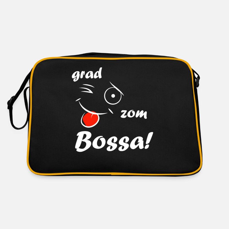 Degree zom Bossa! - white - Retro Bag - black/gold