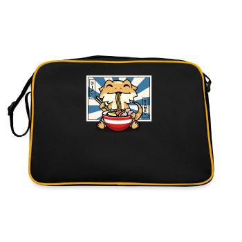 Dragon barbu - Sac Retro - noir/or - Dos