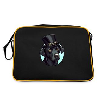 Labrador hat chic - Sac Retro - noir/or - Dos