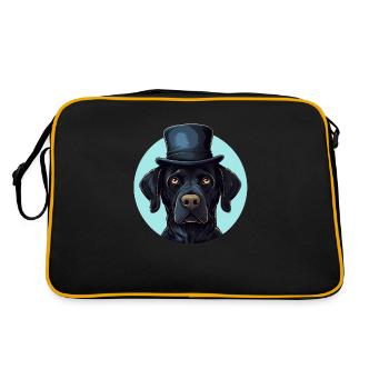 Labrador hat chic - Sac Retro - noir/or - Dos