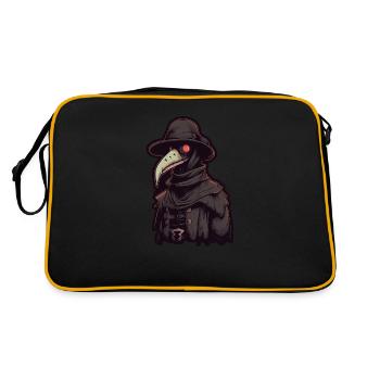 Peste Docteur Docteur Docteur - Sac Retro - noir/or - Dos
