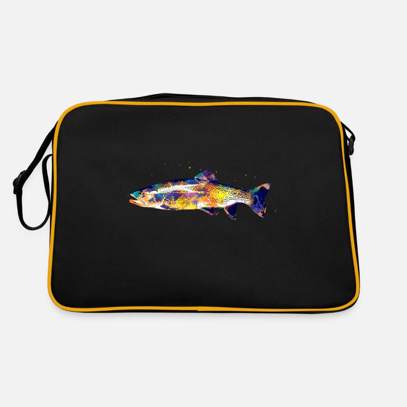 Fish colorful Retro Bag