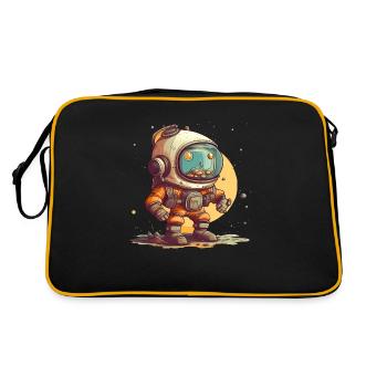 Astronaut - Retro Bag - black/gold - Back