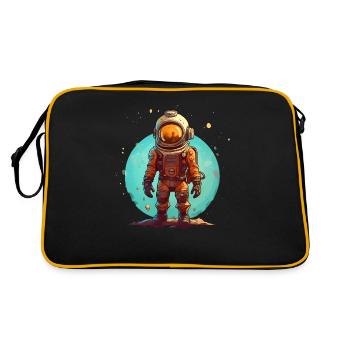 Astronaut - Retro Bag - black/gold - Back