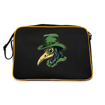 Plague Doctor Doctor Doctor - Retro Bag - black/gold - Back