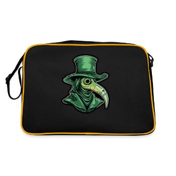 Peste Docteur Docteur Docteur - Sac Retro - noir/or - Dos