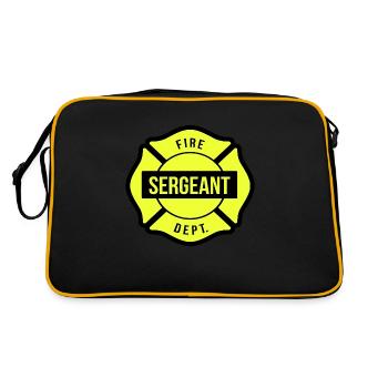Fire Sergeant - Retro Bag - black/gold - Back