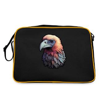Tête de vautour - Sac Retro - noir/or - Dos