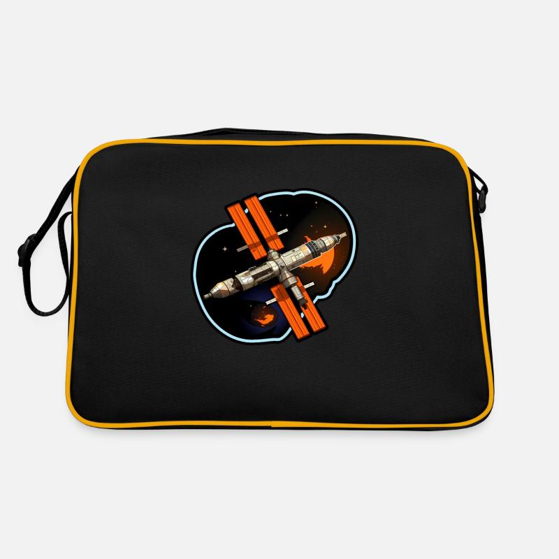 Space Satellite Retro Bag