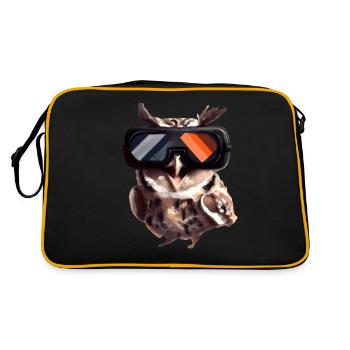 Owl_ 05 - Sac Retro - noir/or - Dos