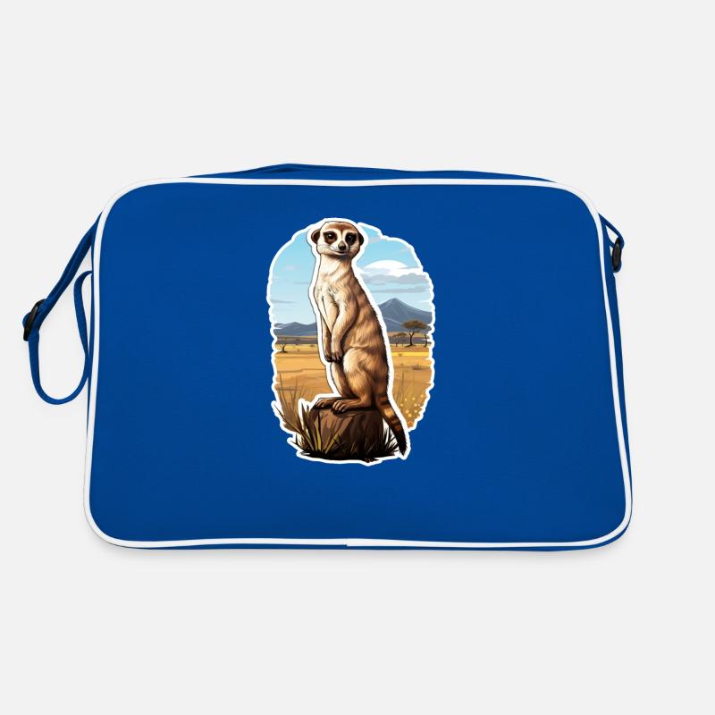 Erdmännchen Retro Tasche