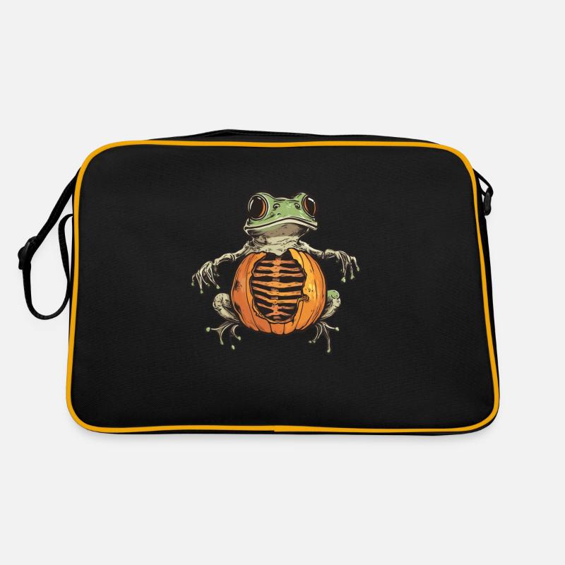 Pumpkin frog frog pumpkin Retro Bag