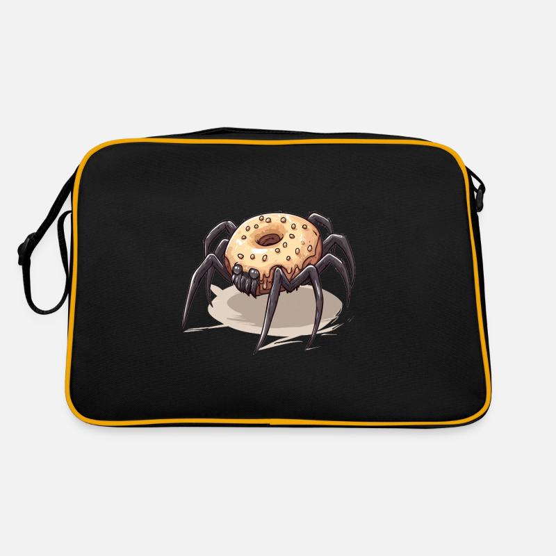 Donut araignée drôle motif créatif Sac Retro