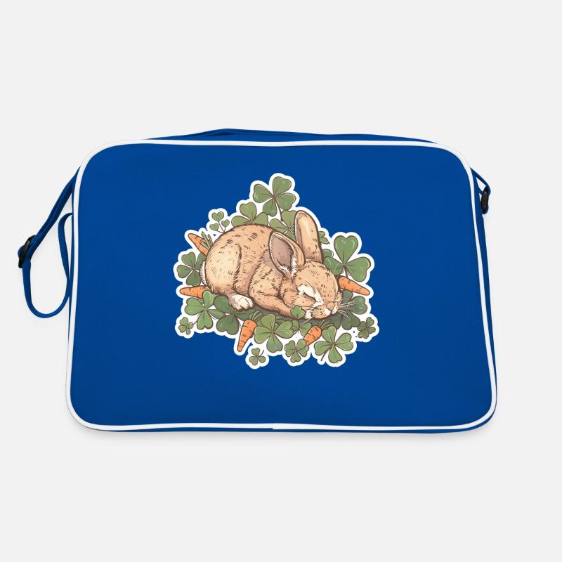 Lapin endormi Pâques Sac Retro
