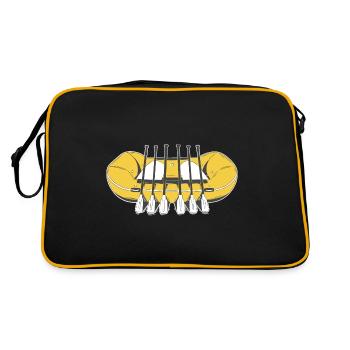 Rafting BoatIng Mountains White Water Boating - Retro Bag - black/gold - Back