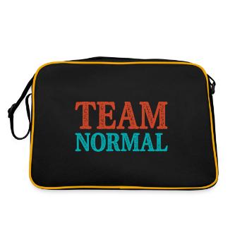 Équipe Normale - Sac Retro - noir/or - Dos