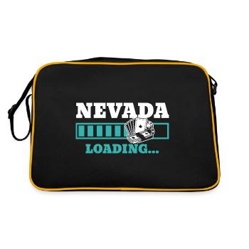 Nevada Store États-Unis État d’Amérique Voyage Nevadan - Sac Retro - noir/or - Dos