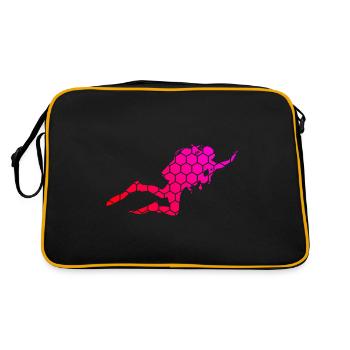 Diving Men's Free Dive Scuba Diver Diving - Retro Bag - black/gold - Back
