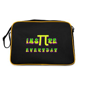 Inspirer les enseignants de mathématiques Everyday Pi Day 2023 - Sac Retro - noir/or - Dos