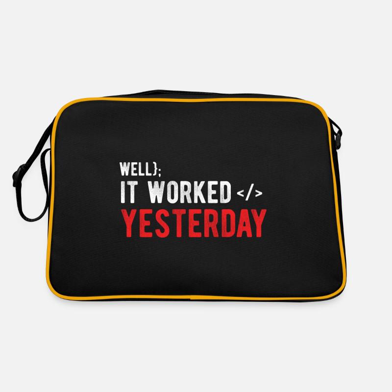 Software Ingenieur Informatiker Programmierer Retro Tasche