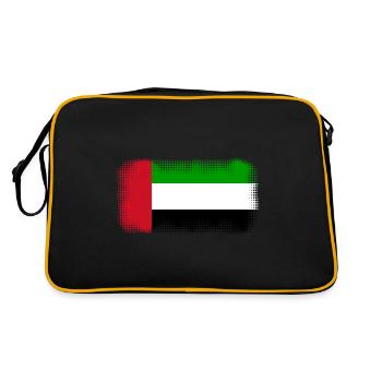 Émirats arabes unis - Sac Retro - noir/or - Dos